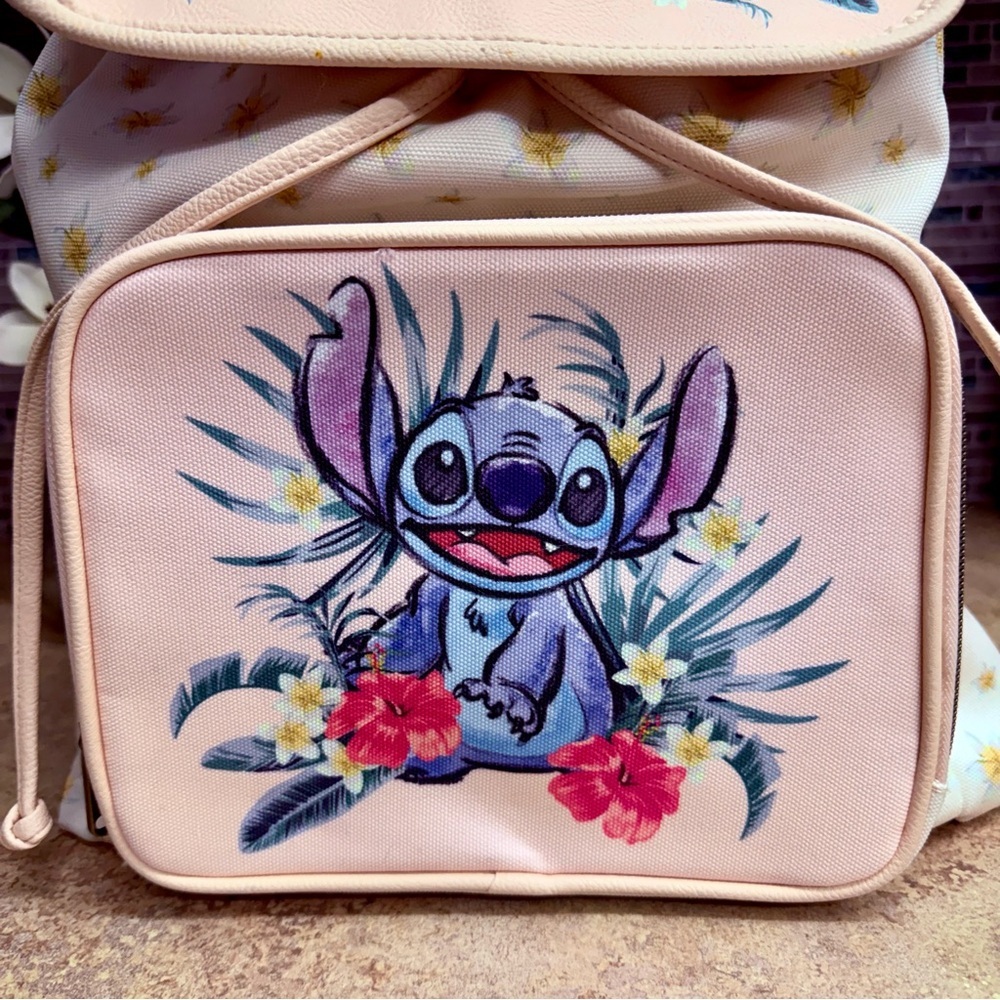 Loungefly Lilo and Stitch Tropical floral backpack - Picture 2 of 10